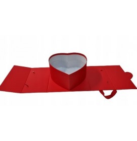 Darčeková krabica Srdce na magnet červené