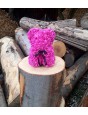 Medvedík z ruží tmavoružový