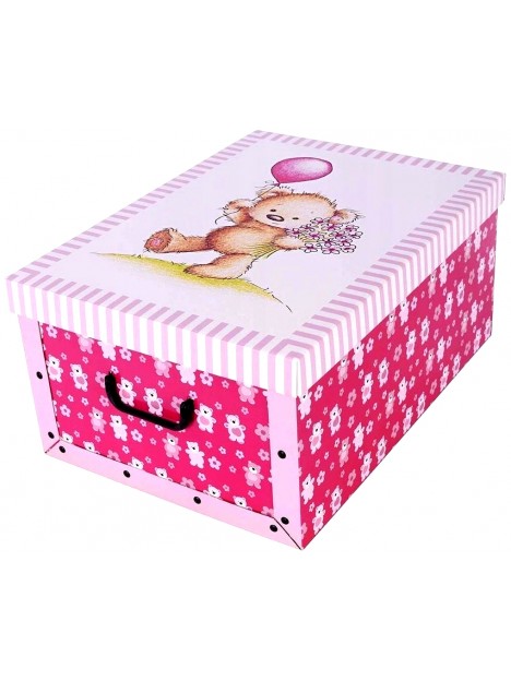 Darčeková krabica Medvedík ružový MIDI