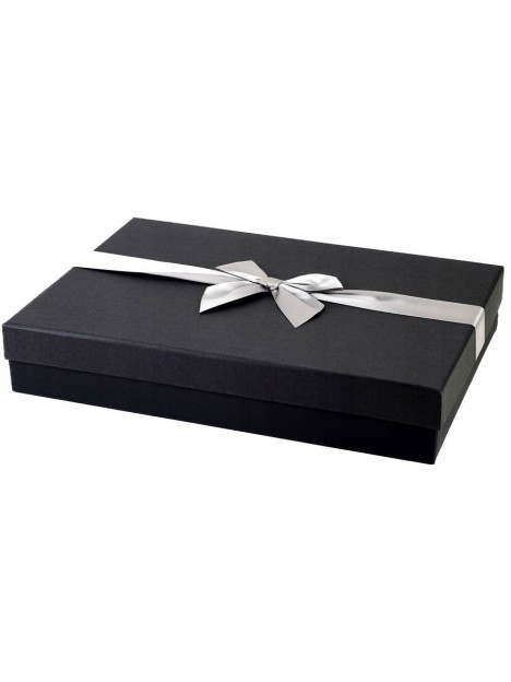 Darčeková krabica čierna s mašľou