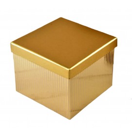 Darčeková krabica Zlatý štvorec S
