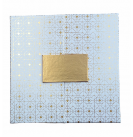 Darčeková krabica bielo-zlatá s uzatváraním na magnet
