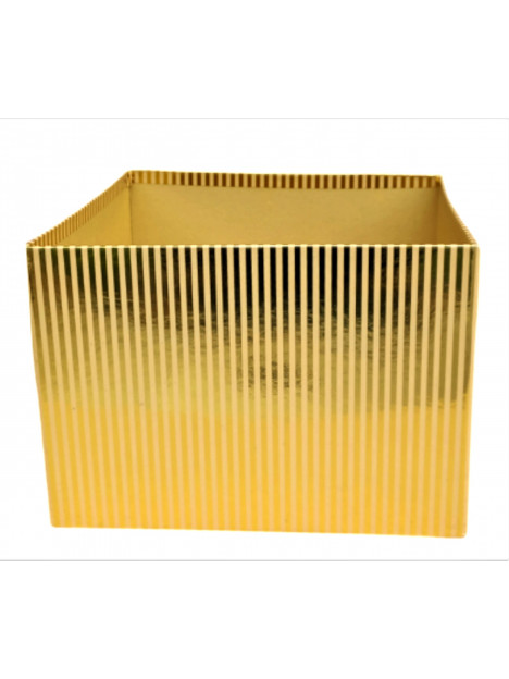 Základ/podklad pre darčekový kôš štvorec, darčeková krabica/flowerbox bez veka