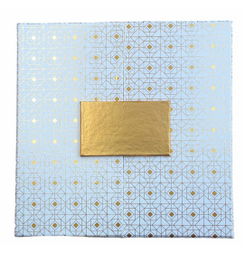 Darčeková krabica bielo-zlatá s uzatváraním na magnet