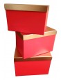 Darčeková krabica Golden red L