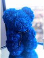 Medvedík z ruží - kráľovský modrý